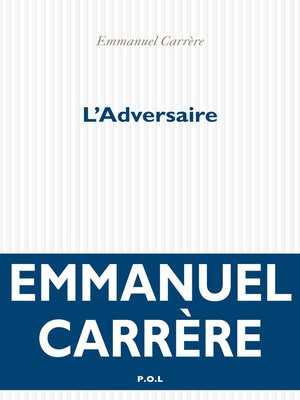cover image of L'Adversaire